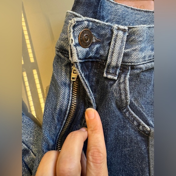 BDG Urban Outfitters s 27 High Rise Modern Boyfriend Women Jeans Two-Tone Blue - Picture 2 of 7